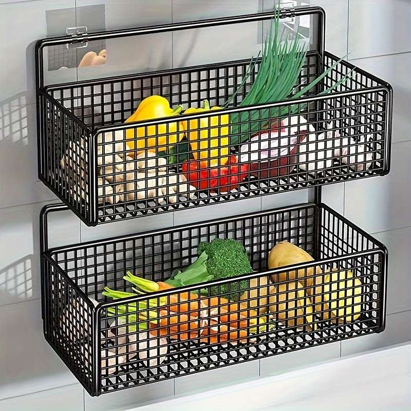 Cast Iron Wall-Mounted Kitchen Storage Rack
