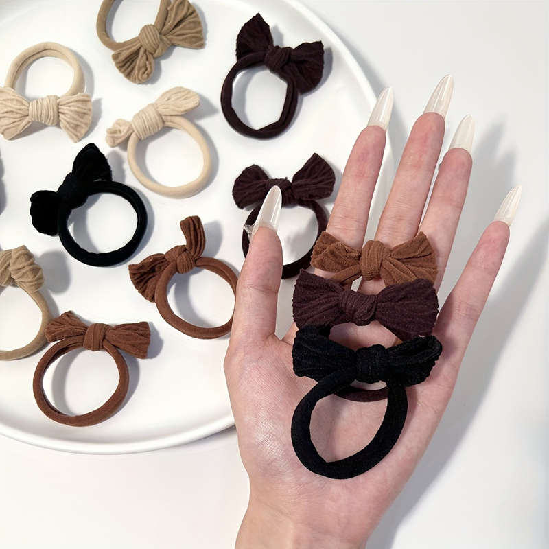 Women's Bow Hair Tie Set