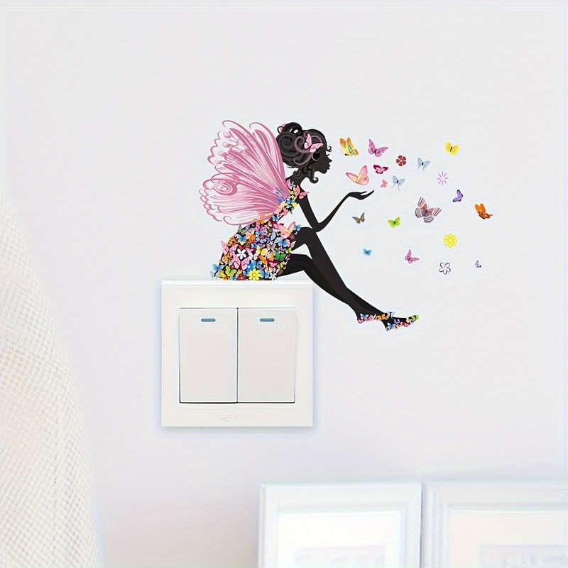 creative Butterfly fairy switch stickers