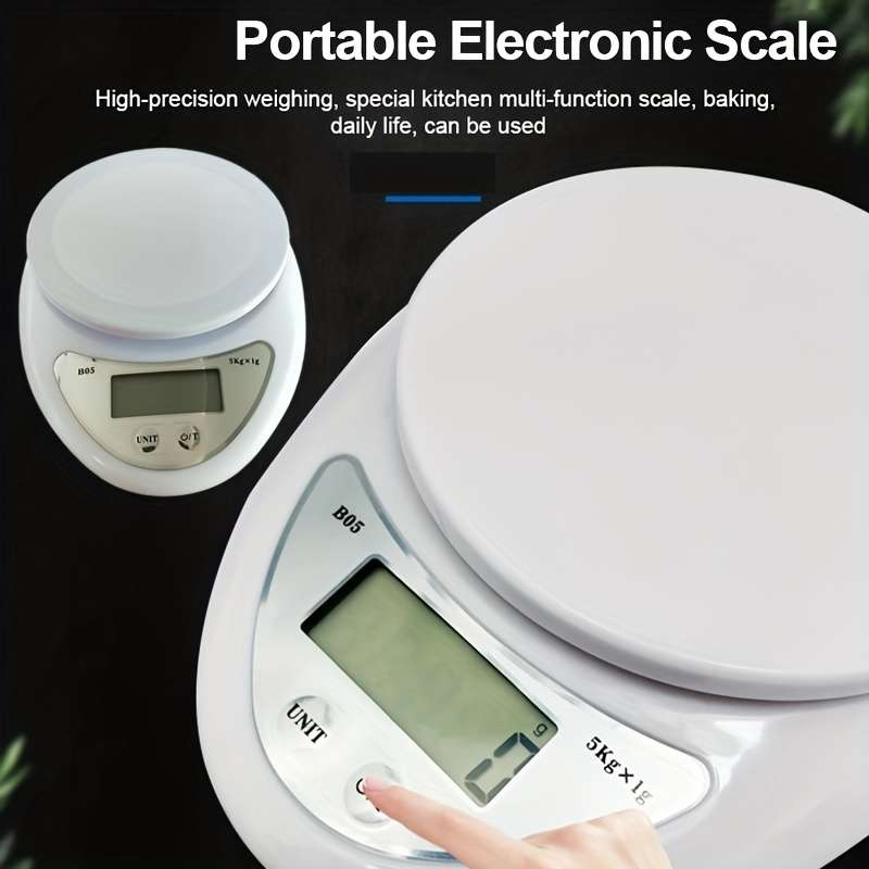 1pc New Portable Digital Scale 5kg/1g