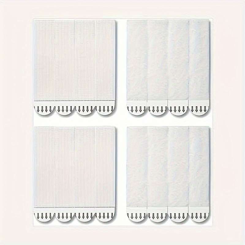 32-Pack Heavy Duty Adhesive Picture Hanging Strips with Punch Hole