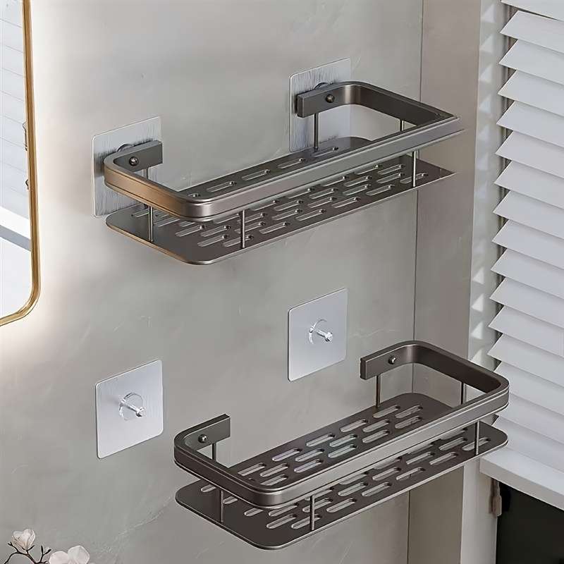Easy-Install Aluminum Wall Shelf