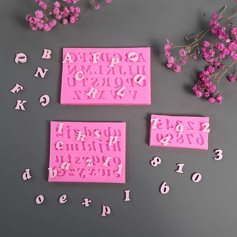 1pc baking mold silicone number mold