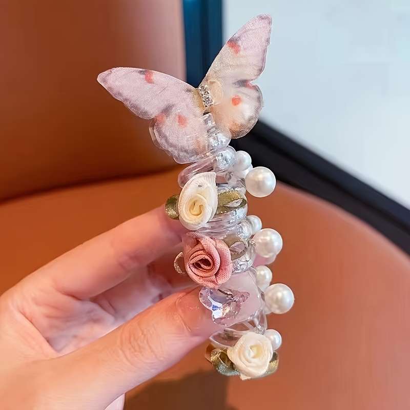 Chic Butterfly Spiral Hair Tie