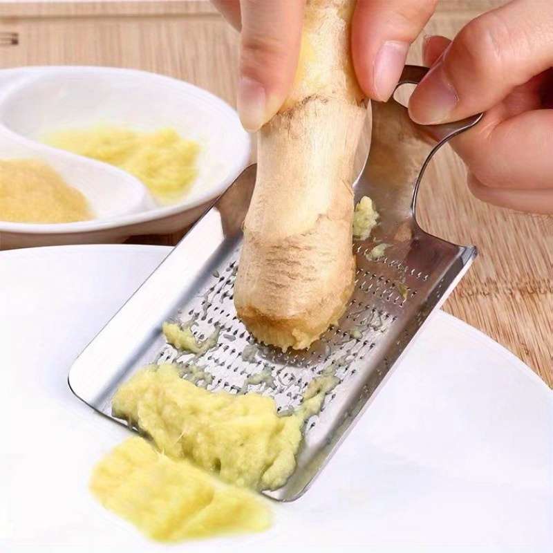 1 Stainless Steel Garlic Ginger Root Vegetable Grinder