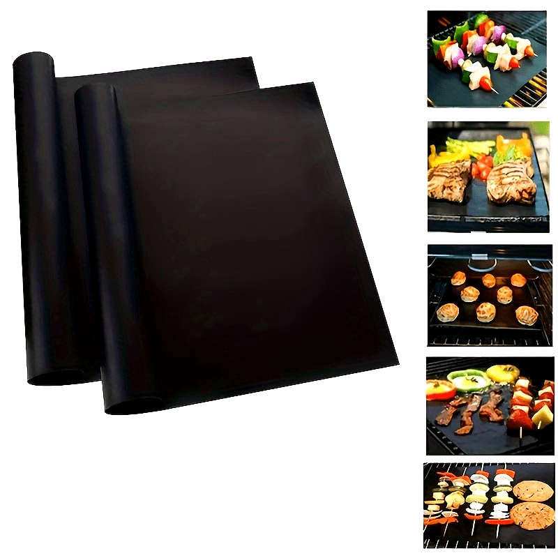 2pcs Oven Bottom Liner Non-Stick Reusable Liner For Electric Ovens