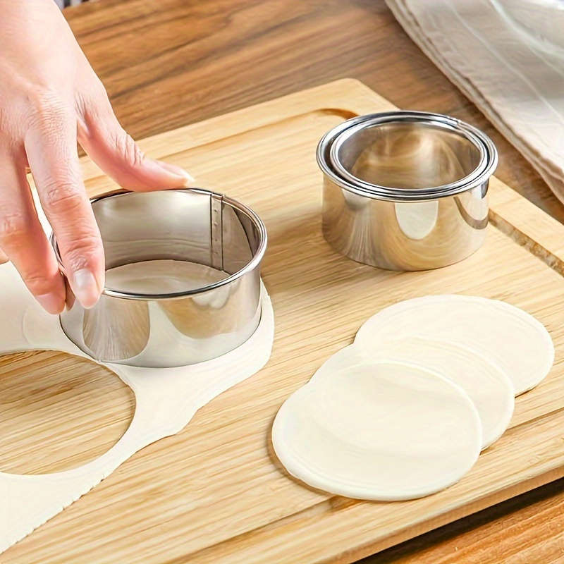 Set Of 3 Stainless Steel Dumpling Molds