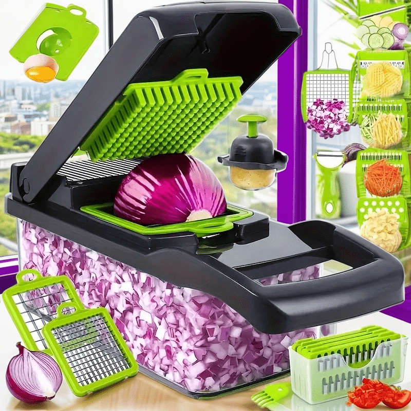 16pcs Multifunctional Vegetable Chopper Set