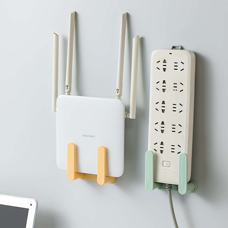 1pc  Wall Mounted Plastic Hanging Shelf