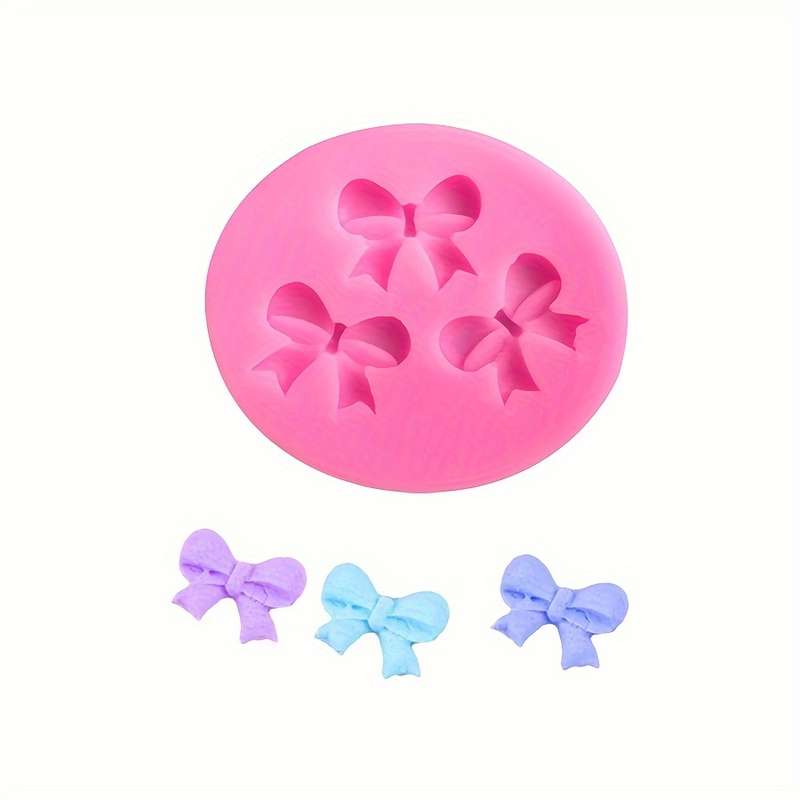 1pc Silicone Bowknot Fondant Mold