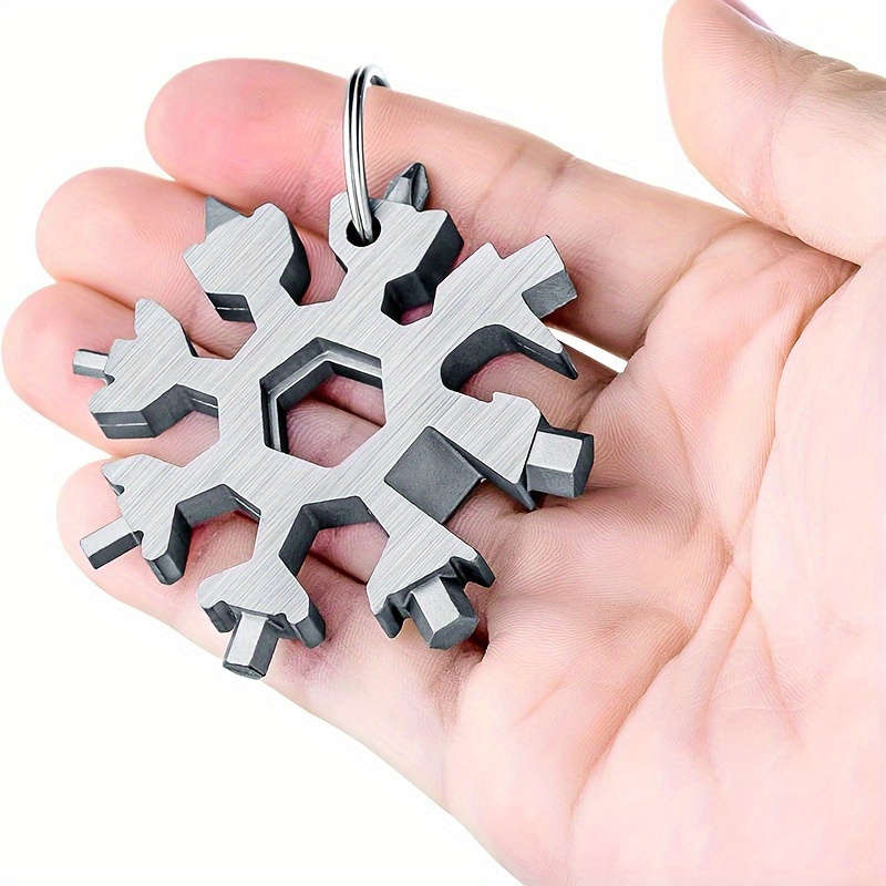 1pc 18-in-1 Snowflake Multi-Tool