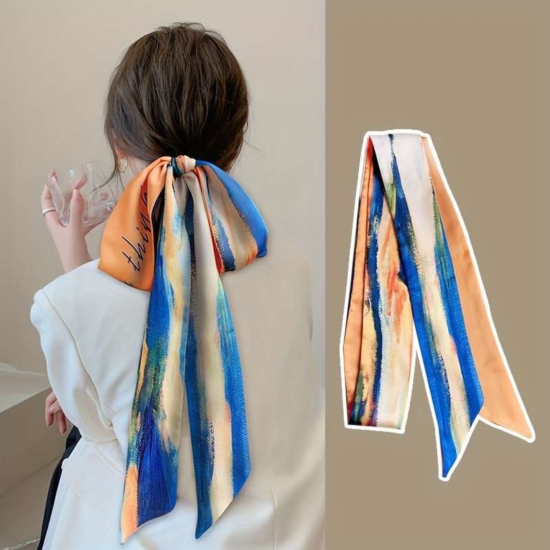 1pc Silk Scarf Hair Tie