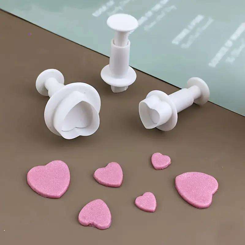 3pcs Pop-Up Heart Cookie Cutter Set