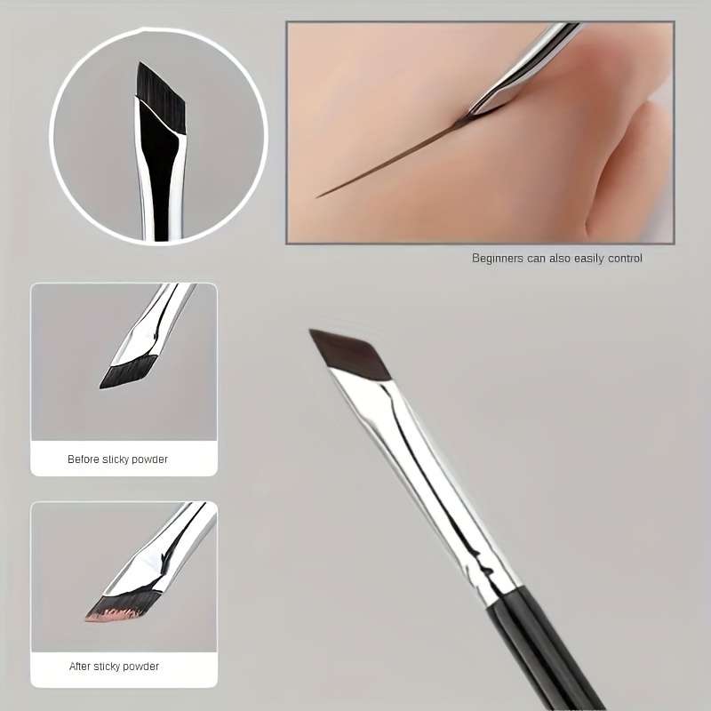 Ultra-Thin Angled Makeup Brush Set