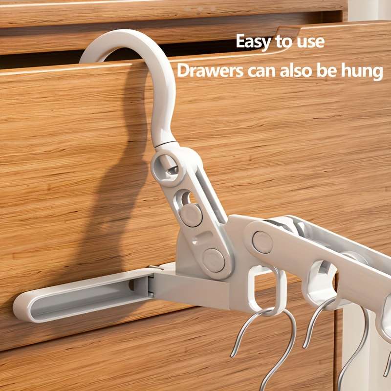 1pc Wall-Mounted Folding Drying Rack