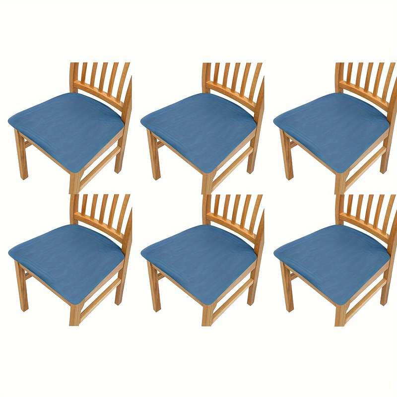 Set Of 4 Waterproof Elastic Milk Fiber Fabric Stool Covers