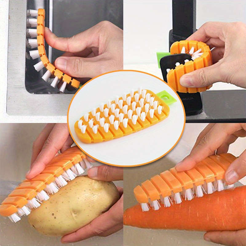 Multi-Functional Fruit And Vegetable Cleaning Brush