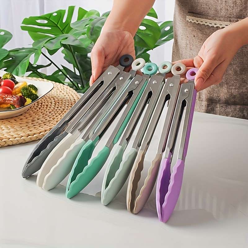 9-Inch Silicone Kitchen Tongs