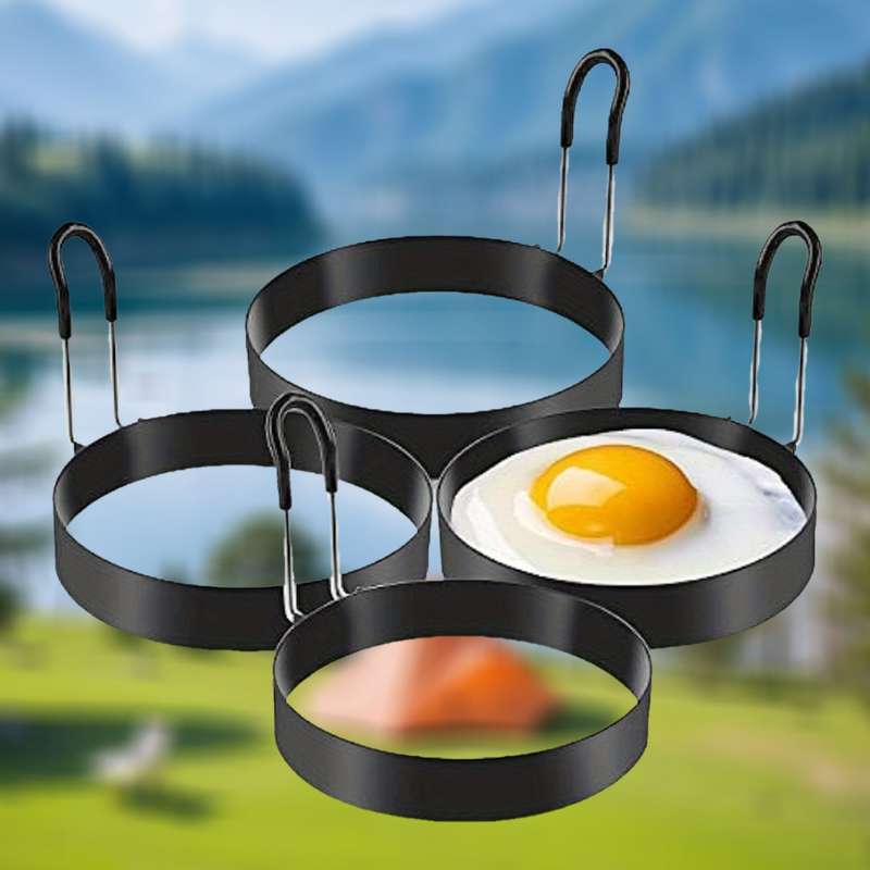 Stainless Steel Egg Cooking Rings Set