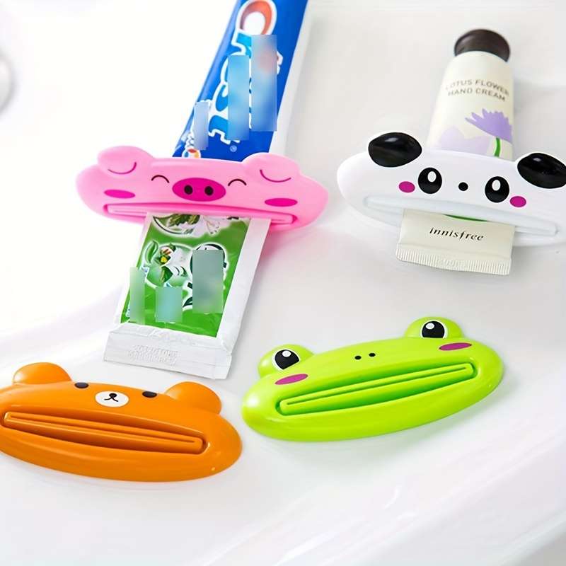 4pcs Plastic Toothpaste Squeezer Clip For Tubes