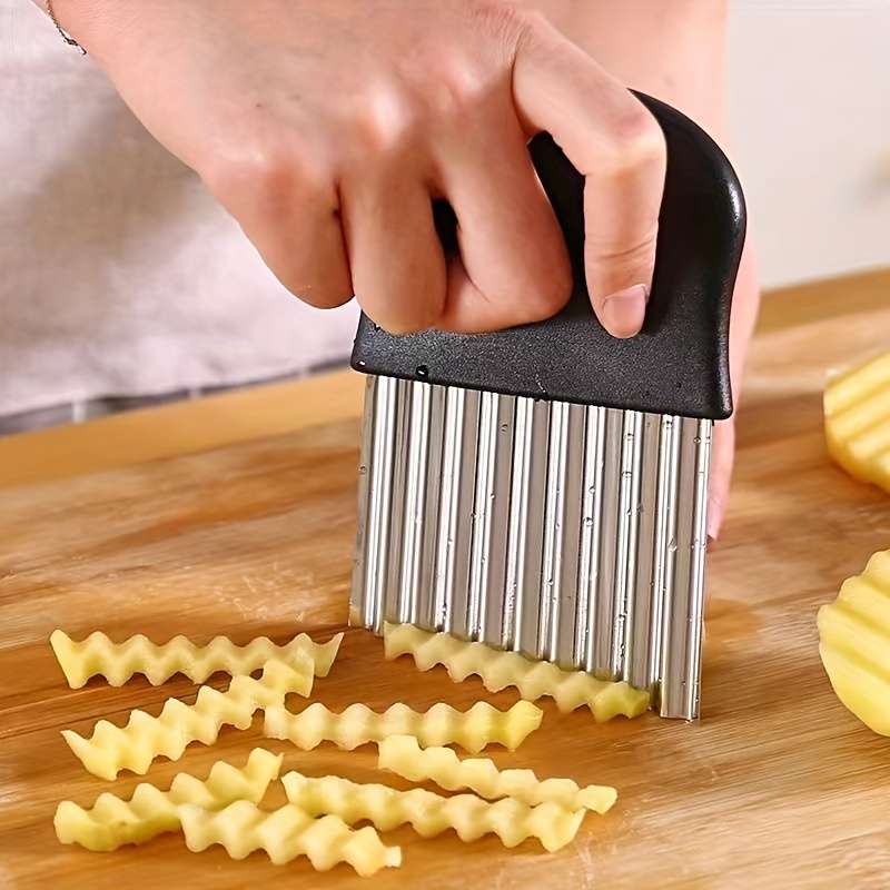 Versatile Stainless Steel Wave Cutter