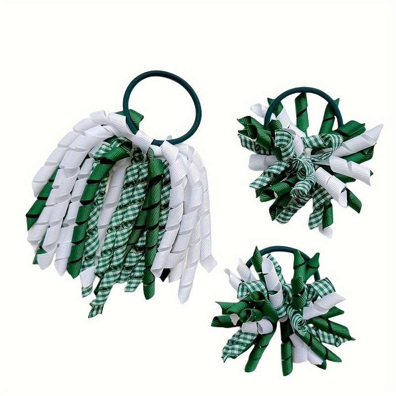 Twist Ribbon Decorative Hair Loops Elastic Ponytail Holder Hair