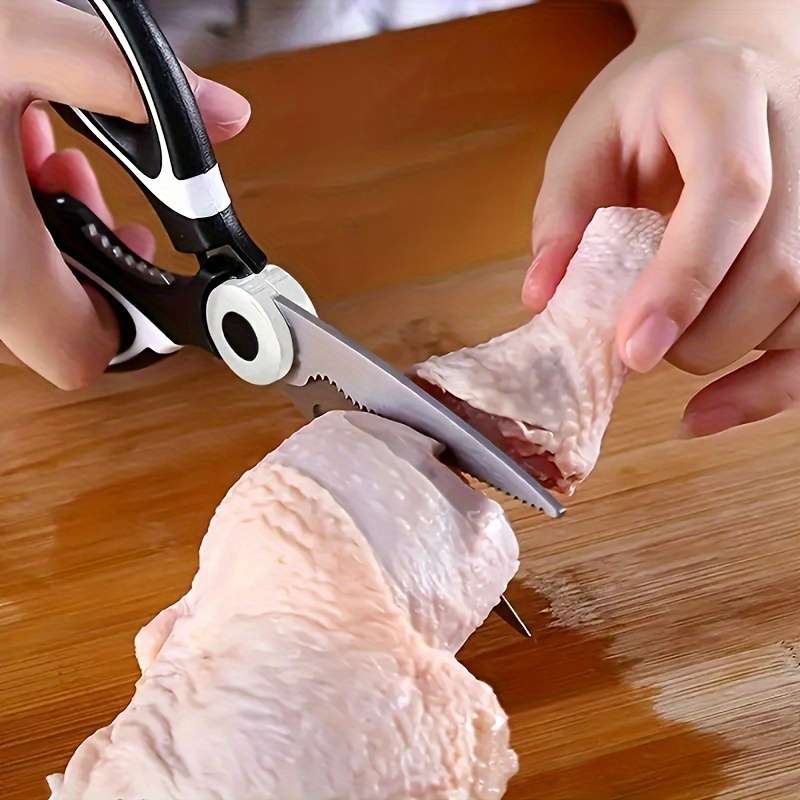 Heavy-Duty Stainless Steel Kitchen Scissors