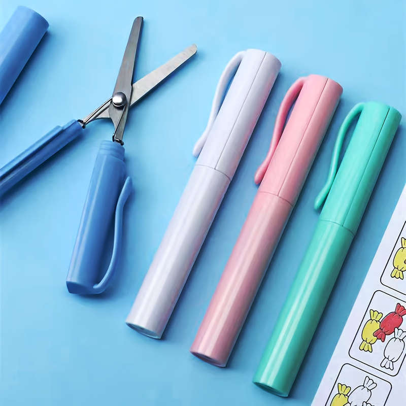Compact Stainless Steel Folding Scissors