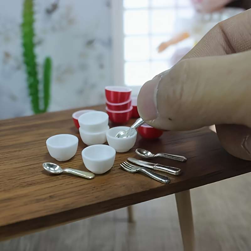 12pcs Mini Bowl Set Kitchen Decoration