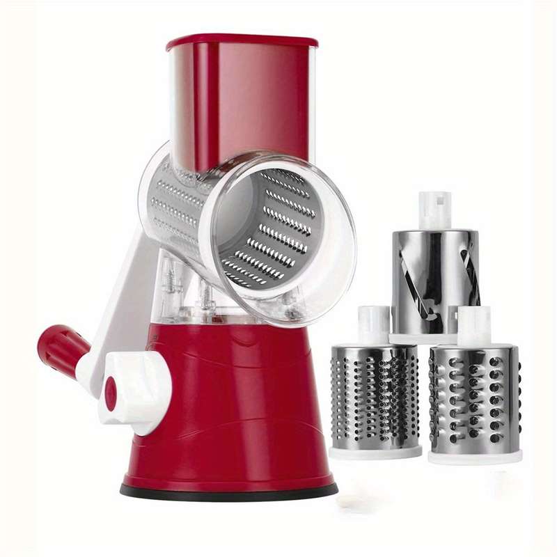 Rotary Cheese Grater And Vegetable Slicer