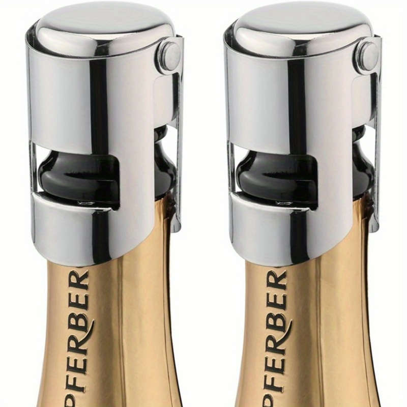 2-Piece Premium Stainless Steel Champagne Plug