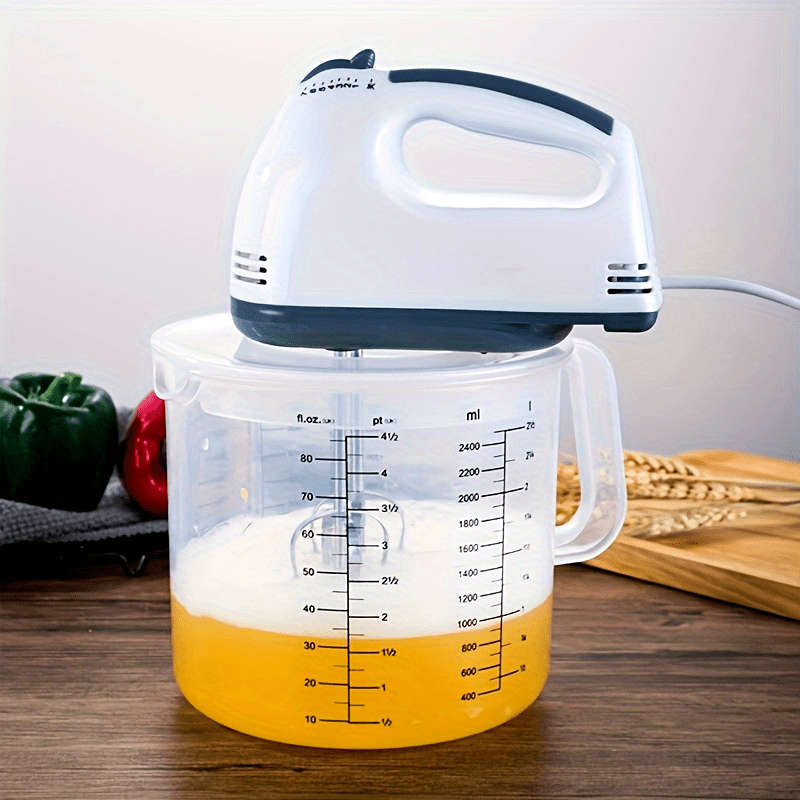 1pc 2.5L Plastic Measuring Cup with Lid