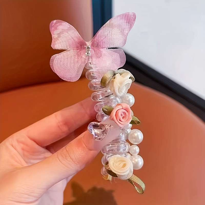 Chic Butterfly Spiral Hair Tie