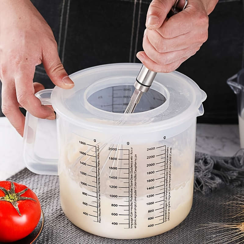 Versatile Mixing Bowl with Lid Measuring Cups
