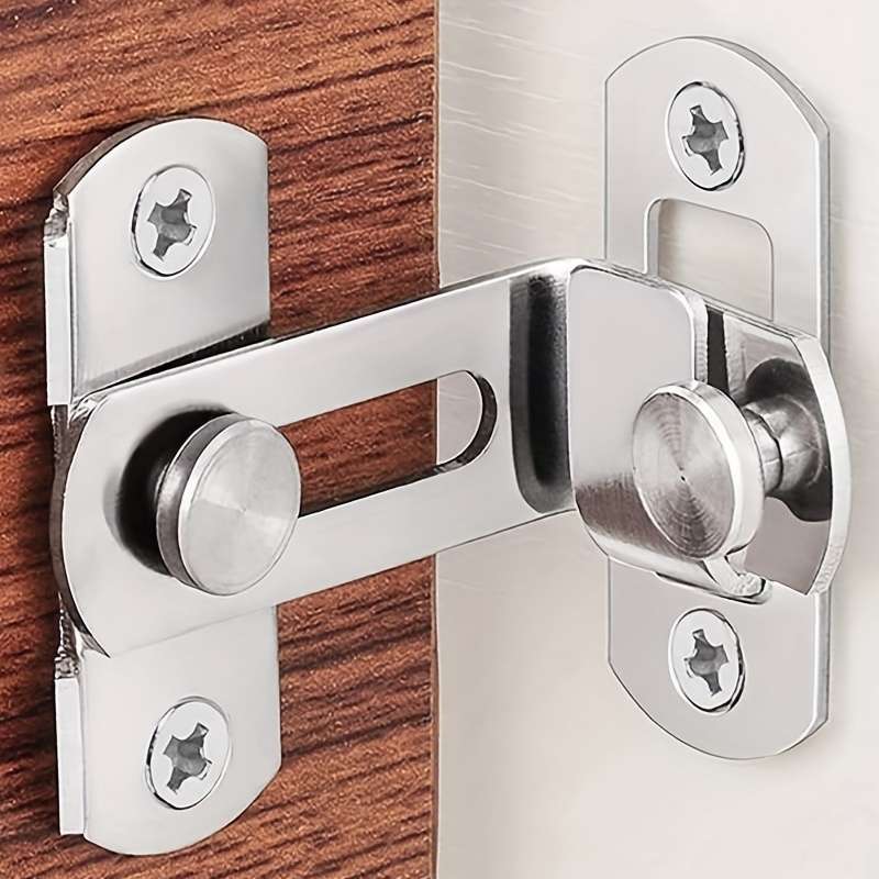 A Latch For A Home Door Made Of Stainless Steel