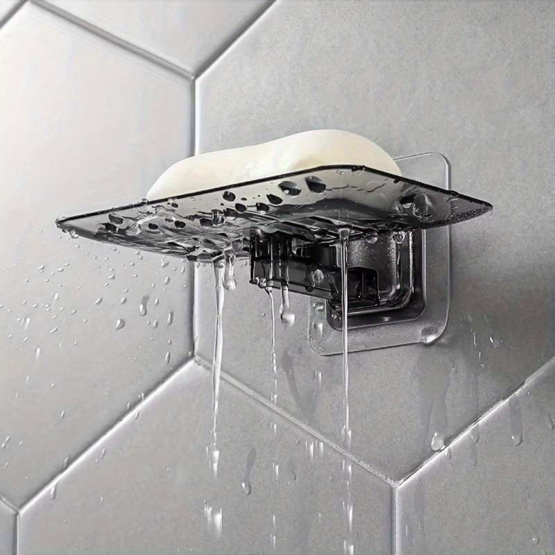 Crystal Clear Wall-Mounted Soap Dish
