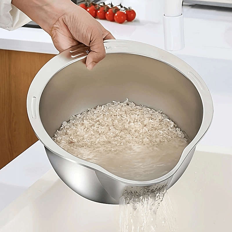 1pc Premium 304 Stainless Steel Colander