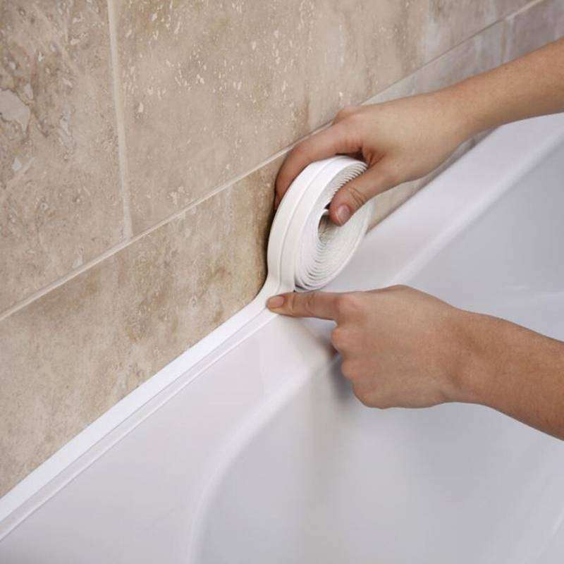 1 roll 1 meter waterproof white self
