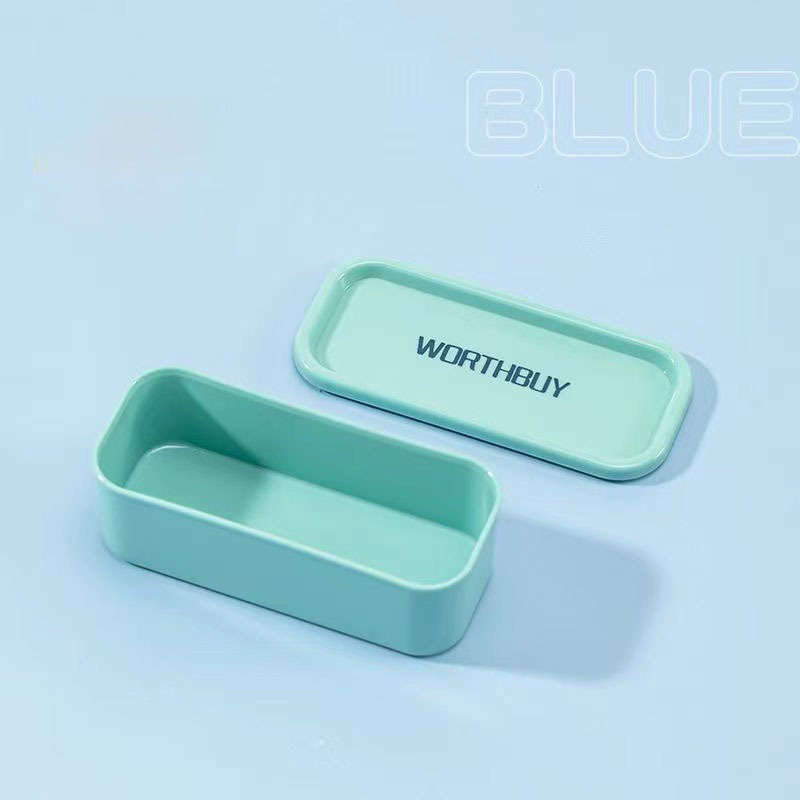 1pc Classic Style Rectangular Plastic Jewelry Box