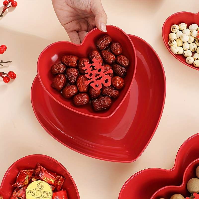 1pc Heart-Shaped Serving Set