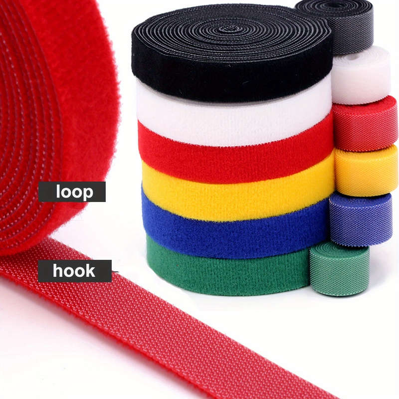 Multi-Color Hook And Loop Straps Are Reusable