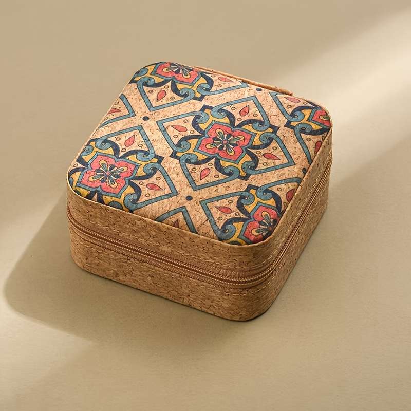 Vintage Floral Mini Jewelry Box