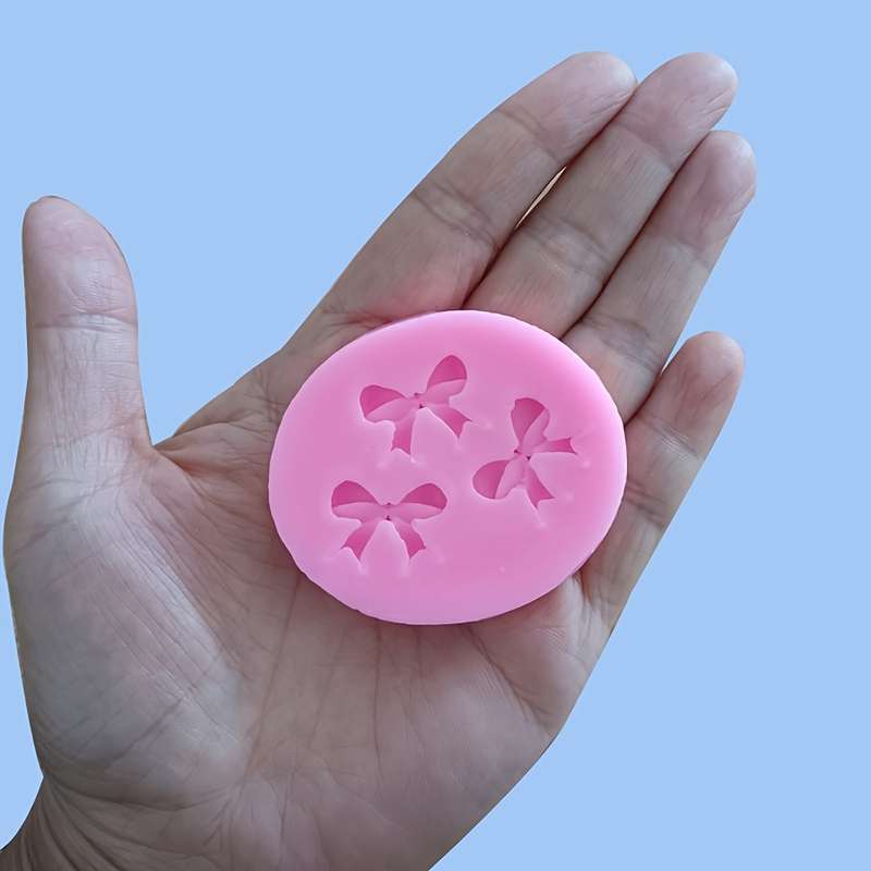 1pc Silicone Bowknot Fondant Mold