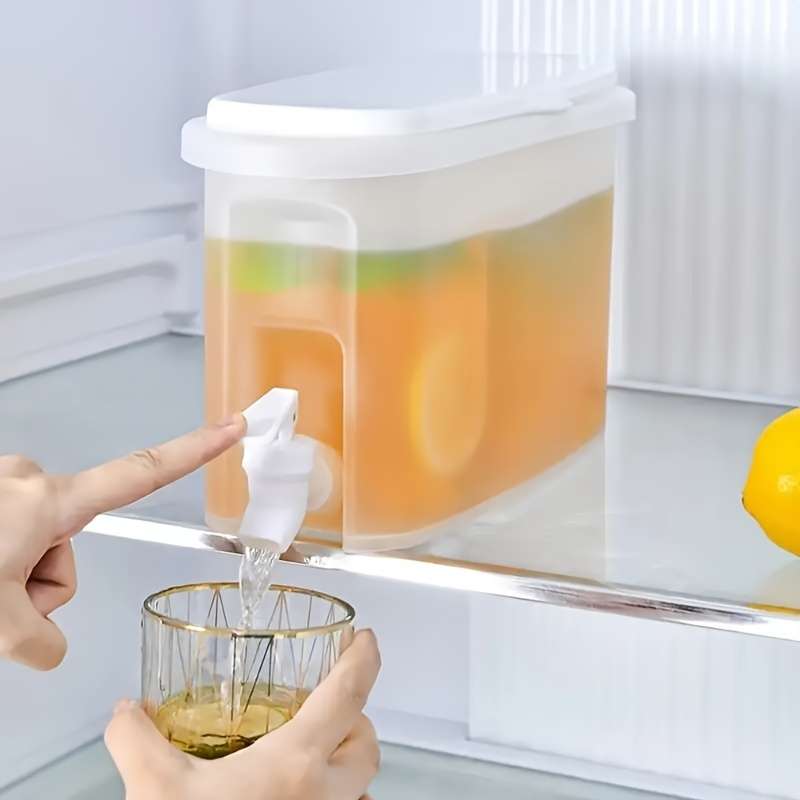 Large Capacity Refrigerator Drink Dispenser with Faucet