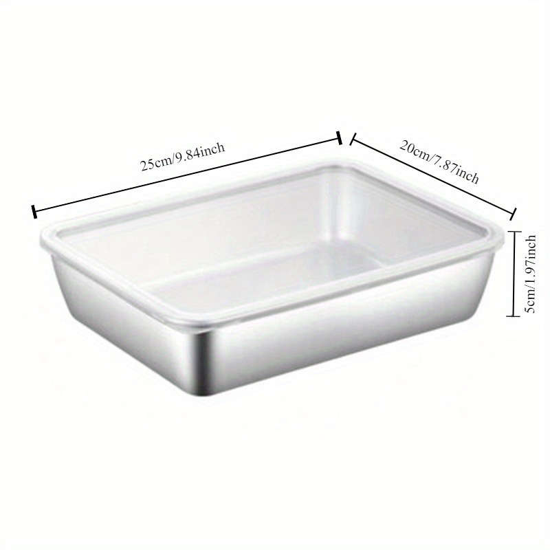 Stainless Steel Food Storage Containers Set with Lids
