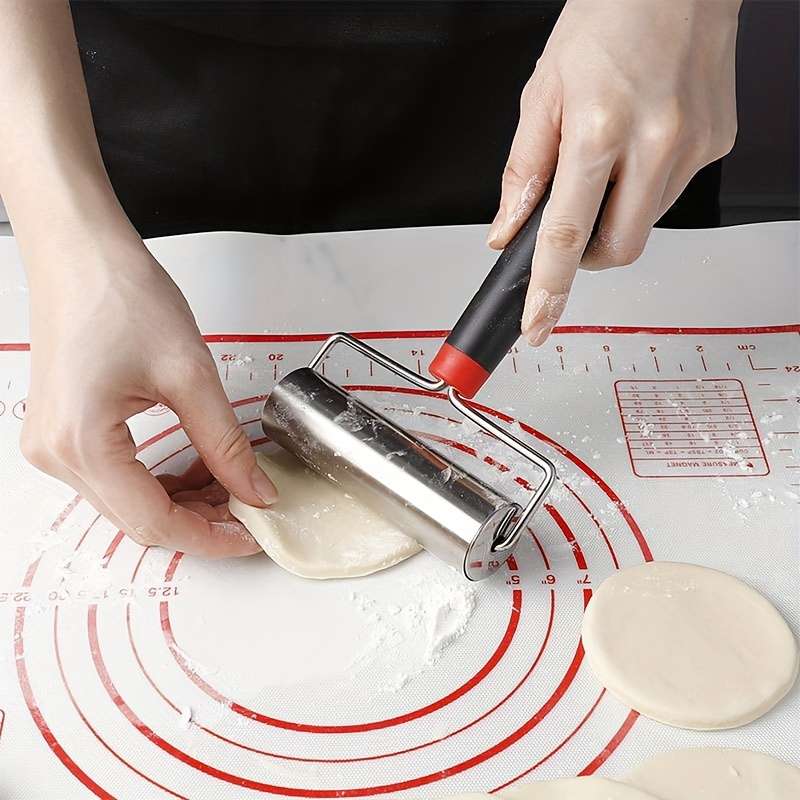 Stainless Steel T-Shaped Pastry Roller