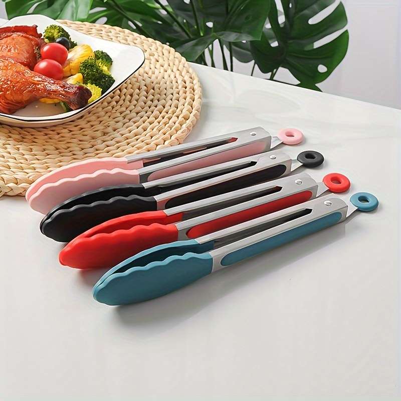 9-Inch Silicone Kitchen Tongs