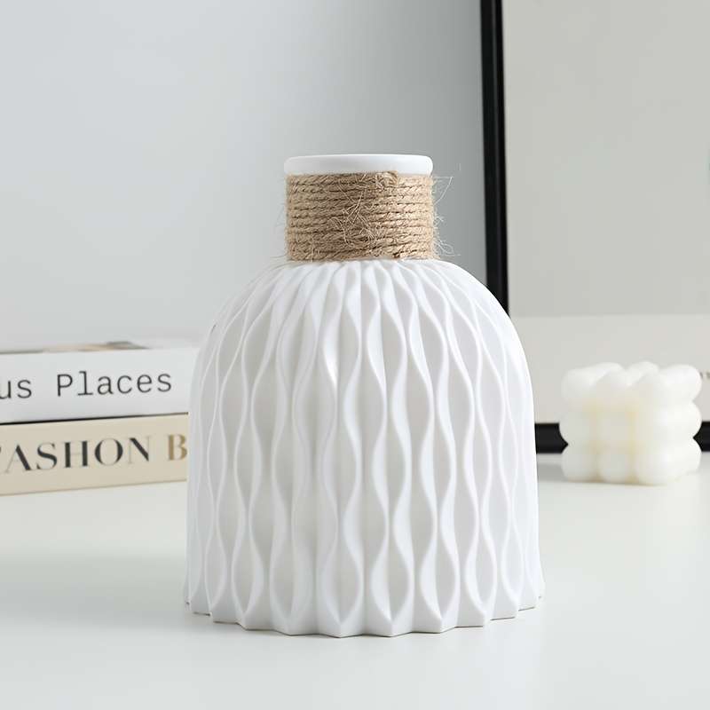 1pc Water Ripple Plastic Vase