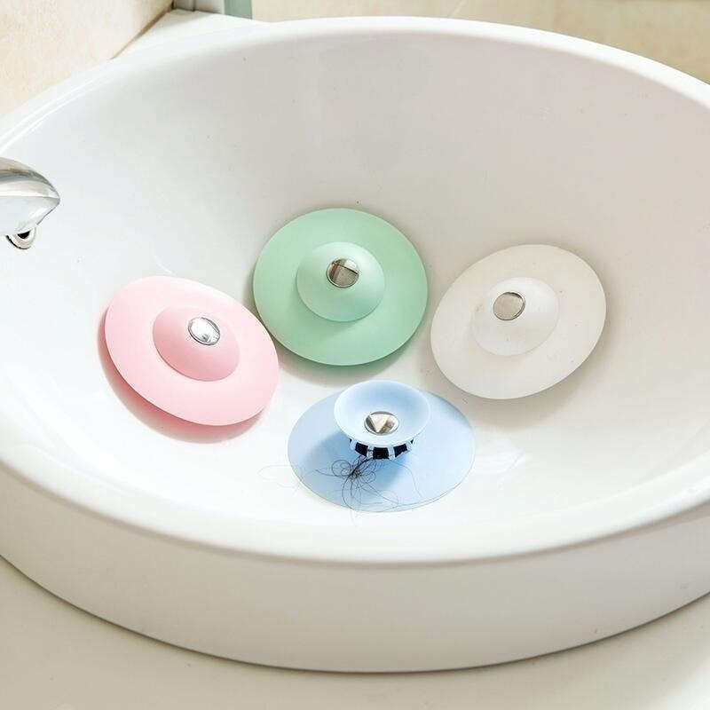 2-in-1 Silicone Drain Stopper