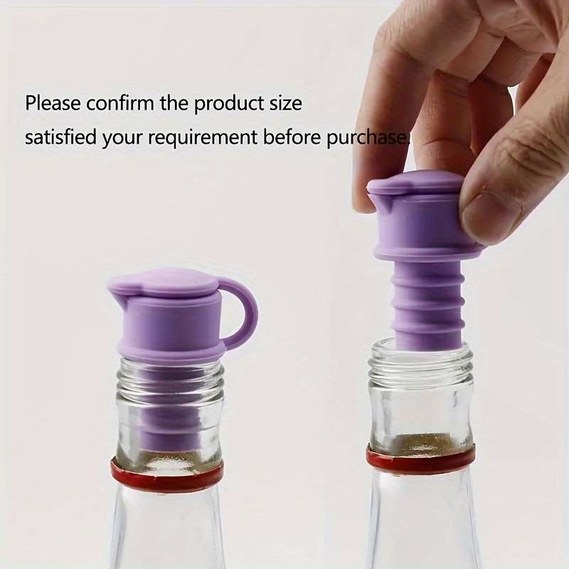 4pcs Silicone Wine Stoppers -